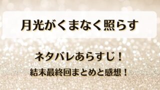 月光がくまなく照らす ネタバレあらすじ!結末最終回まとめと感想!