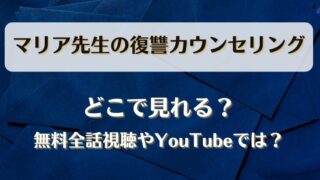 マリア先生の復讐カウンセリング どこで見れる？無料全話視聴やYouTubeでは？