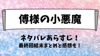 傅様の小悪魔 ネタバレあらすじ！最終回結末まとめと感想も！