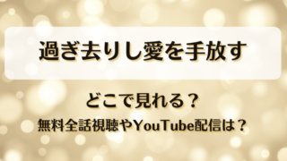 過ぎ去りし愛を手放す どこで見れる？無料全話視聴やYouTube配信は？