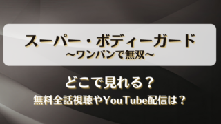 スーパーボディーガードワンパンで無双 どこで見れる？無料全話視聴やYouTube配信は？