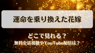 運命を乗り換えた花嫁 どこで見れる？無料全話視聴やYouTube配信は？